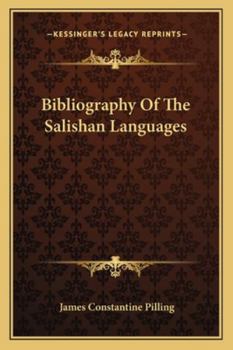 Paperback Bibliography Of The Salishan Languages Book