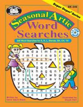 Perfect Paperback Seasonal Artic Word Search Activity Sheets: for S, R, L, Blends, SH, CH, TH - Happy Holidays! Book