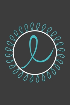 Writing About My Health Journey with Dysautonomia: College Ruled Notebook ( Turquoise Awareness Ribbon Badge Cover)