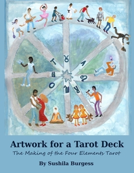 Paperback Artwork for a Tarot Deck Book