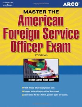 Paperback Arco Master the American Foreign Service Officer Exam Book