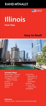 Loose Leaf Rand McNally Easy to Read: Illinois State Map Book