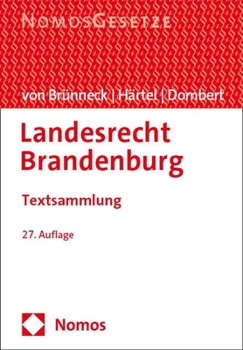 Paperback Landesrecht Brandenburg: Textsammlung [German] Book