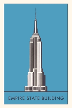 Paperback Vintage Journal Empire State Building Book