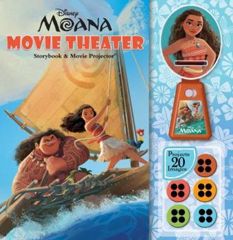 Hardcover Disney Moana: Movie Theater Storybook & Movie Projector, Volume 1 Book