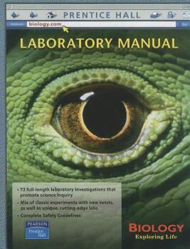 Paperback Biology: Exploring Life Laboratory Manual Book