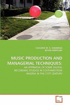 Paperback Music Production and Managerial Techniques Book