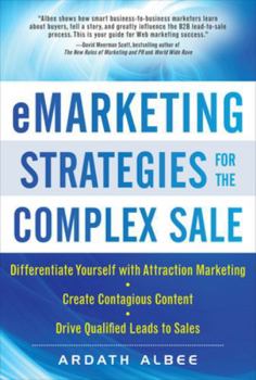 Hardcover Emarketing Strategies for the Complex Sale Book