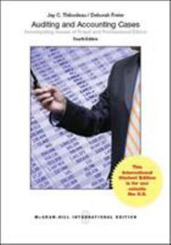 Paperback Auditing and Accounting Cases: Investigating Issues of Fraud and Professional Ethics (Int'l Ed) Book