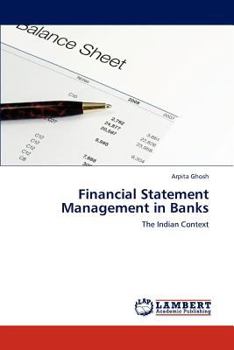 Paperback Financial Statement Management in Banks Book