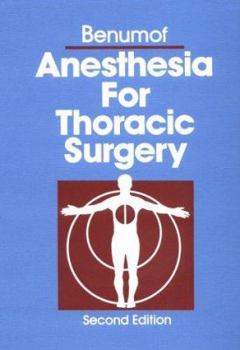 Hardcover Anesthesia for Thoracic Surgery Book