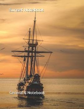 Paperback Sunset Notebook Book
