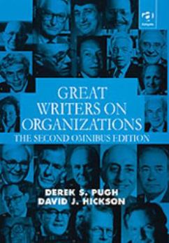 Hardcover Great Writers on Organizations Book