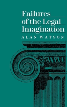 Hardcover Failures of the Legal Imagination Book