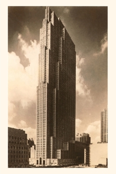 Paperback Vintage Journal Rockefeller Center, New York City Book
