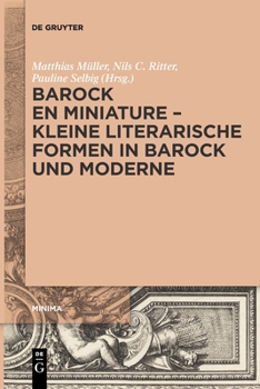 Paperback Barock en miniature - Kleine literarische Formen in Barock und Moderne [German] Book