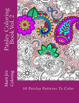 Paisley Coloring Book, Volume 2