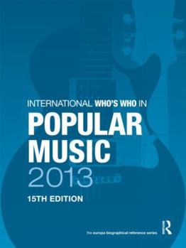 Hardcover International Who's Who in Popular Music 2013 Book