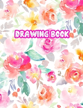 Drawing Book: Large Sketch Notebook for Drawing, Doodling or Sketching: 110 Pages, 8.5" x 11" Sketchbook ( Blank Paper Draw and Write Journal ) - Cover Design 099255