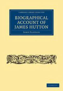 Electronics Biographical Account of James Hutton, M.D. F.R.S. Ed. Book