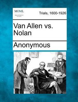 Paperback Van Allen vs. Nolan Book