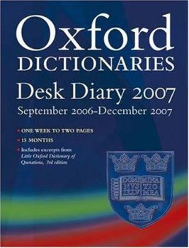 Hardcover Oxford University Desk Diary Book