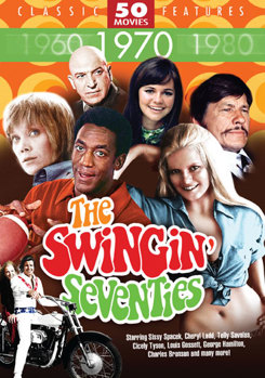 DVD The Swingin' Seventies: 50 Movie Collection Book