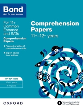 Paperback Bond 11+: English: Comprehension Papers Book