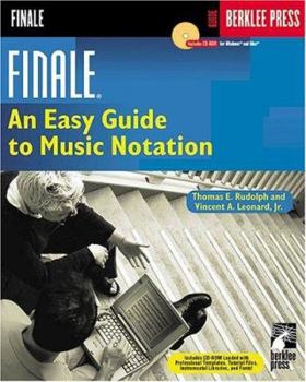Paperback Finale: An Easy Guide to Music Notation [With CDROM] Book
