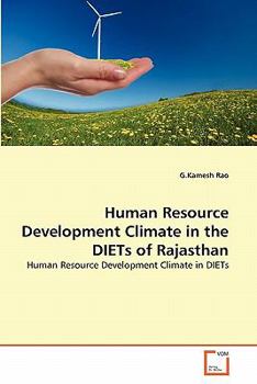Paperback Human Resource Development Climate in the DIETs of Rajasthan Book