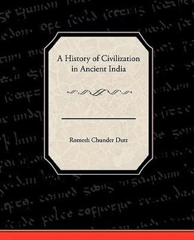 Paperback A History of Civilization in Ancient India Book