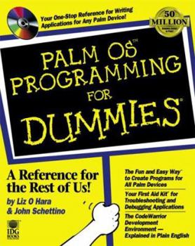 Paperback Palm OS Programming for Dummies [With CD-ROM] Book