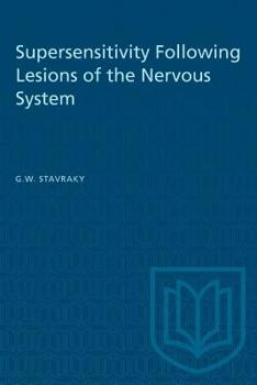 Paperback Supersensitivity Following Lesions of the Nervous System Book