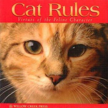 Hardcover Cat Rules: Virtues of the Feline Character Book