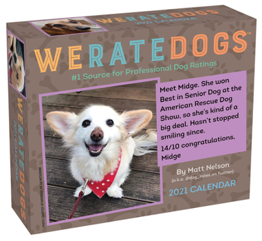 Calendar Weratedogs 2021 Day-To-Day Calendar Book