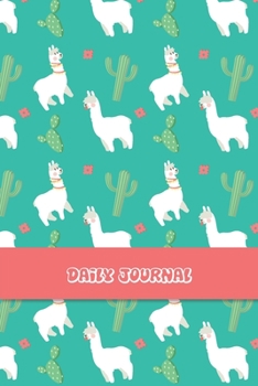 Paperback Daily Journal: Blank Lined Daily Journal For Llama Lovers Book