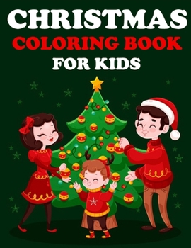 Paperback Christmas: Fun Children's Christmas Gift or Present for Toddlers & Kids, Coloring Book with Fun, Easy, and Relaxing Designs with Book