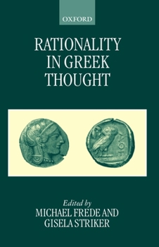 Paperback Rationality in Greek Thought Book