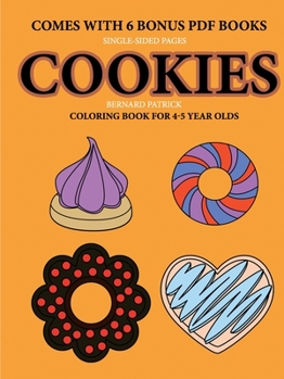 Paperback Coloring Book for 4-5 Year Olds (Cookies) Book