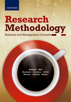 Paperback Research Methodology: Business and Management Contexts Book