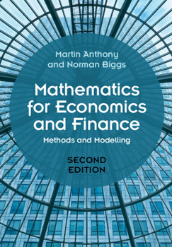 Paperback Mathematics for Economics and Finance: Methods and Modelling Book