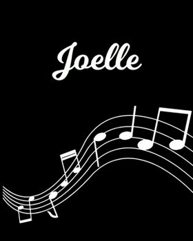 Joelle: Sheet Music Note Manuscript Notebook Paper | Personalized Custom First Name Initial J | Musician Composer Instrument Composition Book | 12 ... Guide | Create Compose & Write Creative Songs