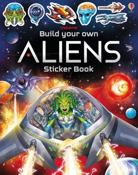 Paperback Build Your Own Aliens Sticker Book