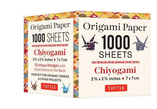 Misc. Origami Paper Chiyogami 1,000 Sheets 2 3/4 in (7 CM): Tuttle Origami Paper: Double-Sided Origami Sheets Printed with 12 Designs (Instructions for Orig Book