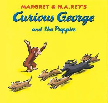 Hardcover Curious George and the Puppies Book