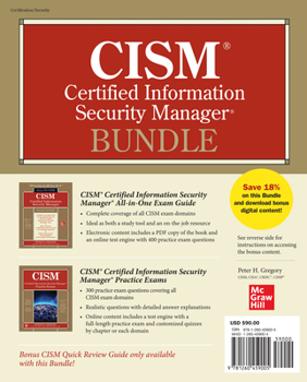 Paperback Cism Certified Information Security Manager Bundle Book