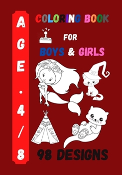 Paperback Coloring Book for Boys and Girls: Kids Coloring Activity Book