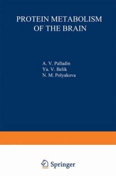 Paperback Protein Metabolism of the Brain Book