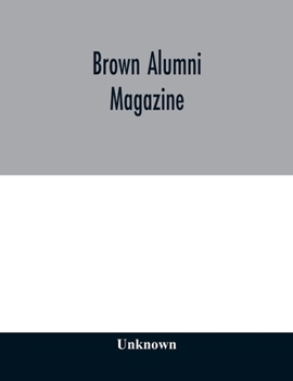 Paperback Brown alumni magazine Book