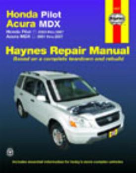 Paperback Haynes Honda Pilot Acura MDX Automotive Repair Manual Book